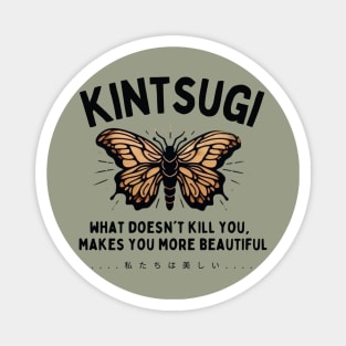 Kintsugi quote and art for japanese art lovers Magnet